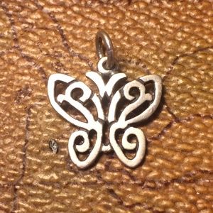 James Avery Open Lace Butterfly Pendant